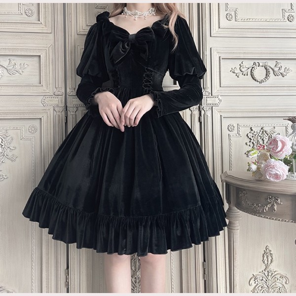 Velvet clearance lolita dress